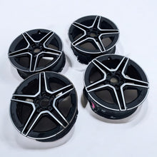 Load image into Gallery viewer, 4x Alufelge 18 Zoll 7.5&quot; 5x112 49ET Glanz Schwarz A1774011500 Mercedes-Benz