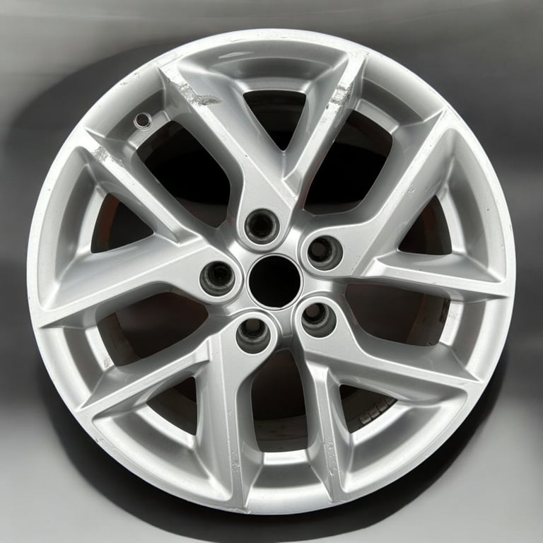 1x Alufelge 17 Zoll 7.0" 5x114.3 40ET Glanz Silber 403002509R Renault Kadjar