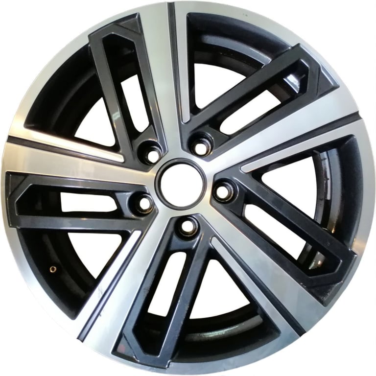 1x Alufelge 17 Zoll 6.5" 5x112 49ET 2K7601025 VW Caddy Rim Wheel FEL8539566357jl