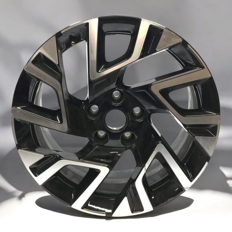 1x Alufelge 18 Zoll 7.5" 5x114.3 45ET Glanz Schwarz 52910-J7DA0 Kia Xceed