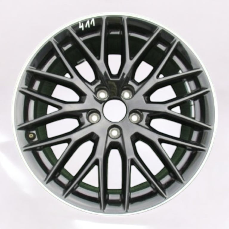 1x Alufelge 18 Zoll 8.0" 5x112 40ET Matt Schwarz 8W0601025 Audi A4 Rim Wheel FEL6440800215al