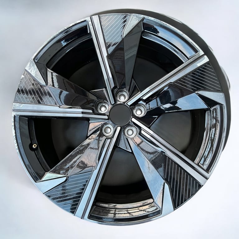 1x Alufelge 20 Zoll 8.5" 5x108 45ET Glanz Schwarz 9837449277 Peugeot 508