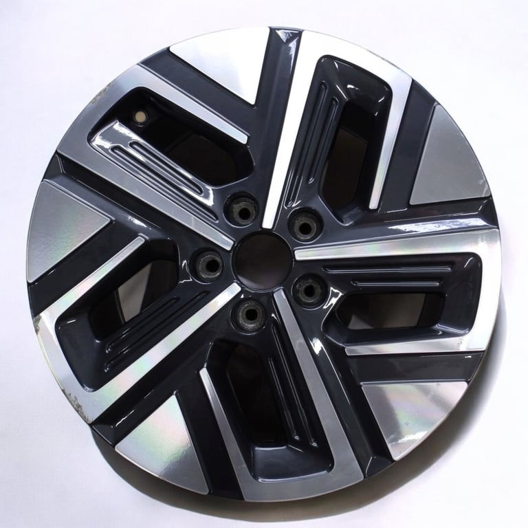 1x Alufelge 17 Zoll 7.0" 5x114.3 50ET Glanz Schwarz 52910-DD100 Hyundai Kona Mg
