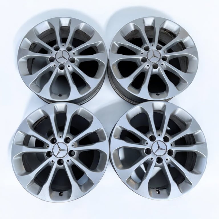4x Alufelge 17 Zoll 6.5" 5x112 38ET Silber 1564011700 Mercedes-Benz Glb Gla FEL7719491080bo