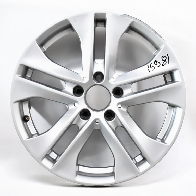 1x Alufelge 17 Zoll 7.5" 5x112 47ET Glanz Silber A2044011000 Mercedes-Benz W204