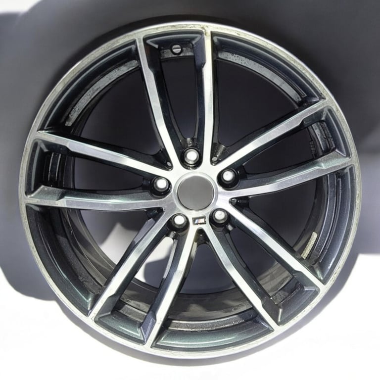 1x Alufelge 18 Zoll 8.0" 5x112 30ET Glanz 7855081 BMW 5 G31 G30 Rim Wheel FEL7821001774ud