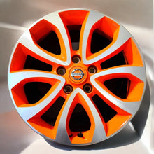 Load image into Gallery viewer, 1x Alufelge 17 Zoll 7.0&quot; 5x114.3 47ET Glanz Rot KE409-1K200 Nissan Juke F15