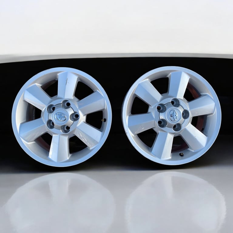 1x Alufelge 16 Zoll 6.5" 5x114.3 45ET Glanz Silber PZ406-X2671-ZC Toyota