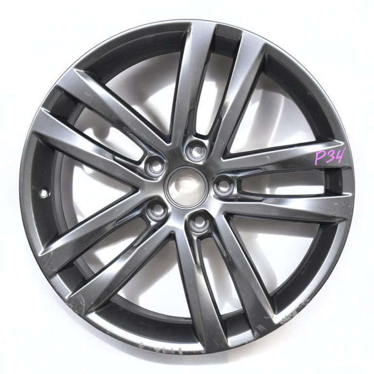1x Alufelge 18 Zoll 7.5" 5x112 51ET Glanz Grau 5G0601025AF VW Golf Rim Wheel FEL9975705217dt