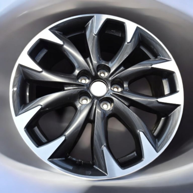 1x Alufelge 19 Zoll 7.0" 5x114.3 Glanz Mazda Rim Wheel