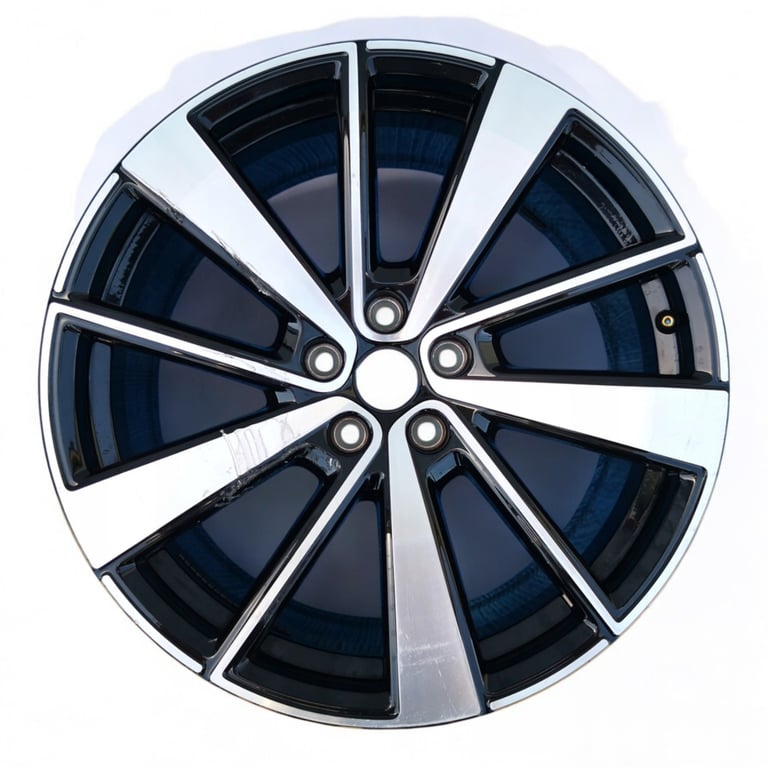 1x Alufelge 19 Zoll 9.0" 5x108 53ET Glanz Schwarz 32134523 Polestar 1 Rim Wheel