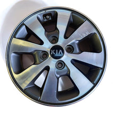 Laden Sie das Bild in den Galerie-Viewer, 1x Alufelge 14 Zoll 5.0&quot; 4x100 49ET Glanz Silber 52910-1Y390 Kia Mg Rim Wheel