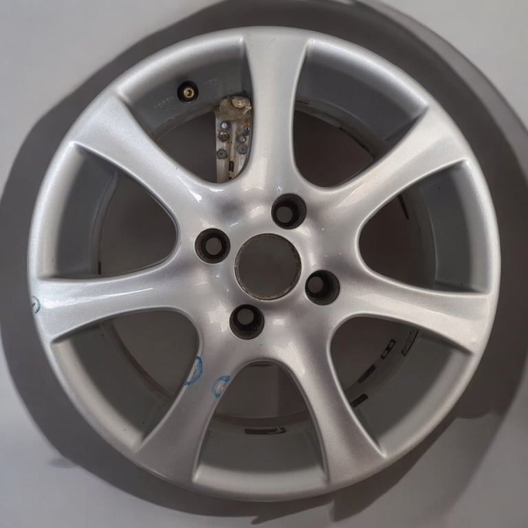1x Alufelge 14 Zoll 5.0" 4x98 35ET Glanz Silber KBA45950 Fiat 1 Rim Wheel
