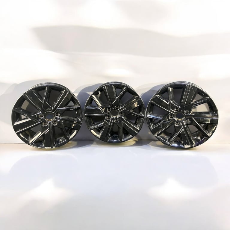 1x Alufelge 18 Zoll 8.0" 5x120 50ET Glanz Schwarz 7LA601025B VW 7la Rim Wheel