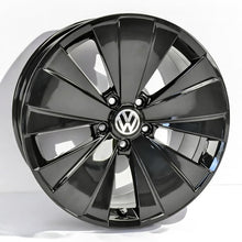 Load image into Gallery viewer, 4x Alufelge 18 Zoll 8.0&quot; 5x112 48ET Glanz Schwarz 5C0601025AK VW Beetle