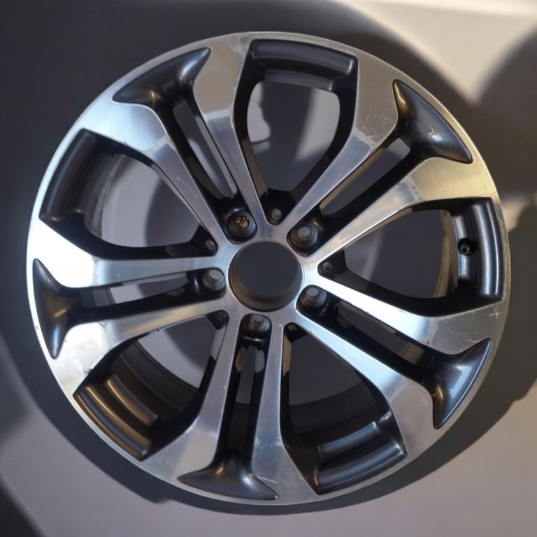 1x Alufelge 17 Zoll 7.5" 5x112 A2534010600 Mercedes-Benz Rim Wheel