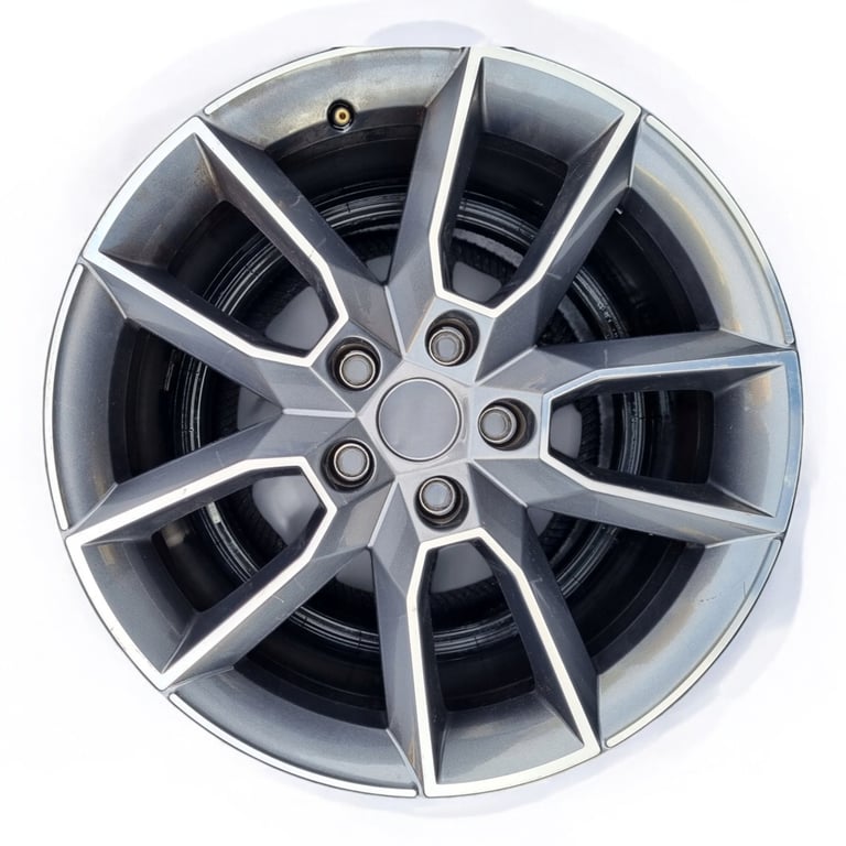 1x Alufelge 18 Zoll 7.5" 5x112 51ET Glanz Silber 5E0601025 Skoda Rim Wheel