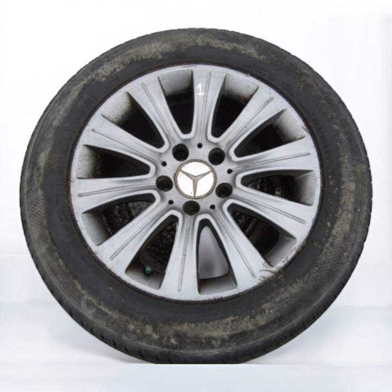 1x Alufelge 16 Zoll 8.0" 5x112 A2124015802 Mercedes-Benz Rim Wheel