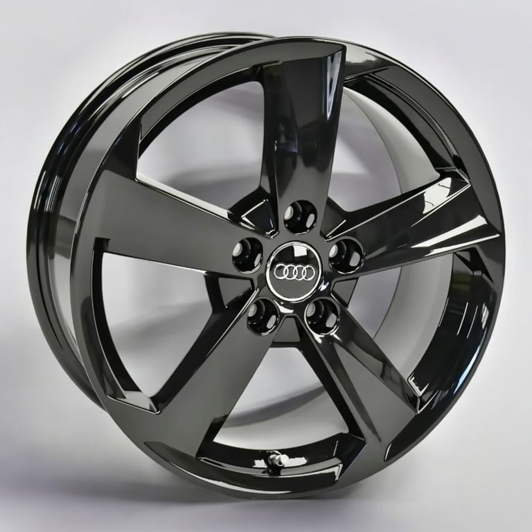 4x Alufelge 17 Zoll 7.0" 5x112 45ET Glanz Schwarz 81A601025B Audi Q2 Rim Wheel FEL9102916091hp