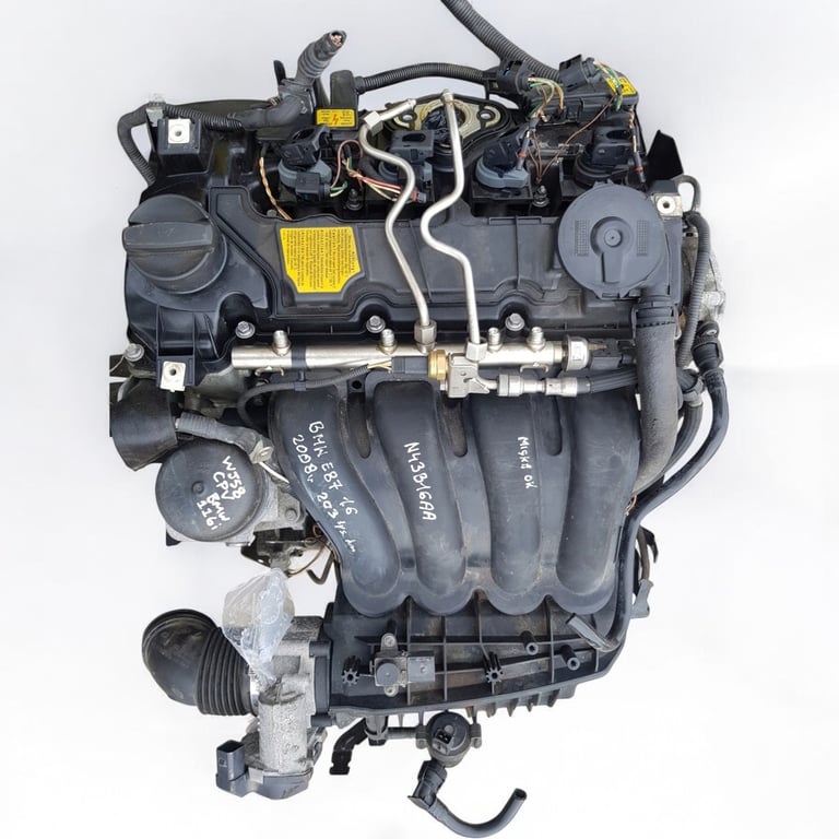 Motor BMW E81 E90 E87 N43B16AA 1.6 122PS 90kW 203TKm 2008 Benzin Engine Komplett