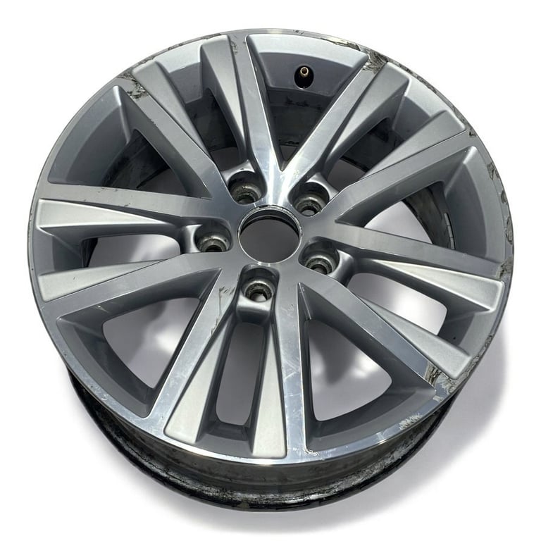 1x Alufelge 15 Zoll 6.0" 5x100 40ET Glanz Silber 6R0601025 VW Polo Rim Wheel