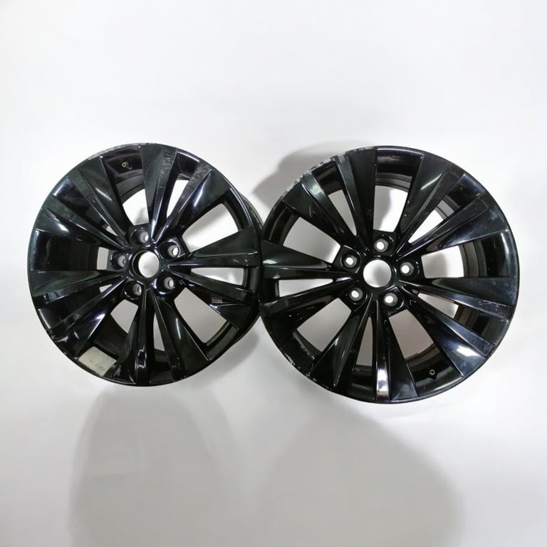 1x Alufelge 17 Zoll 7.5" 5x112 49ET Schwarz 3T0601025HD Skoda Superb Rim Wheel FEL1080457282tu
