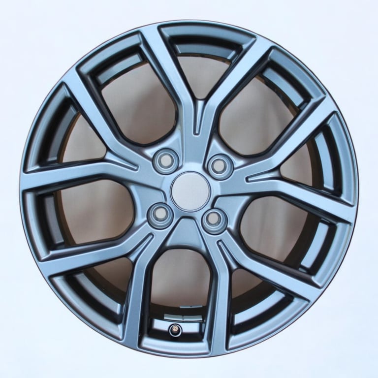 1x Alufelge 17 Zoll 7.0" 4x108 47 5ET Glanz Grau N1BC-1007- Ford Fiesta Ecosport