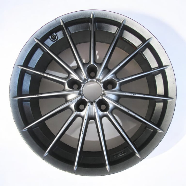 1x Alufelge 18 Zoll 8.0" 5x120 34ET Glanz Silber BMW 1 Rim Wheel