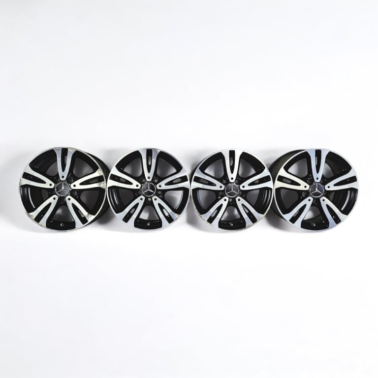 4x Alufelge 16 Zoll 6.5" 5x112 49ET A2464010000 Mercedes-Benz W177 W246 FEL2271772567rc