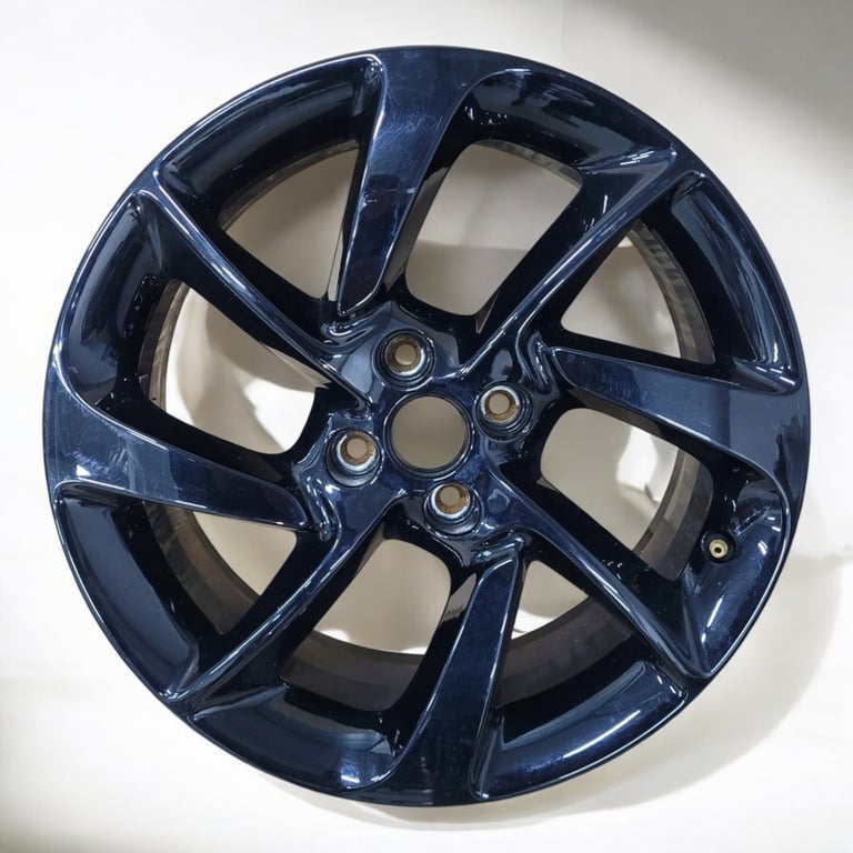 1x Alufelge 17 Zoll 7.0" 4x100 44ET Glanz Schwarz Opel Corsa Rim Wheel FEL6563702321fb