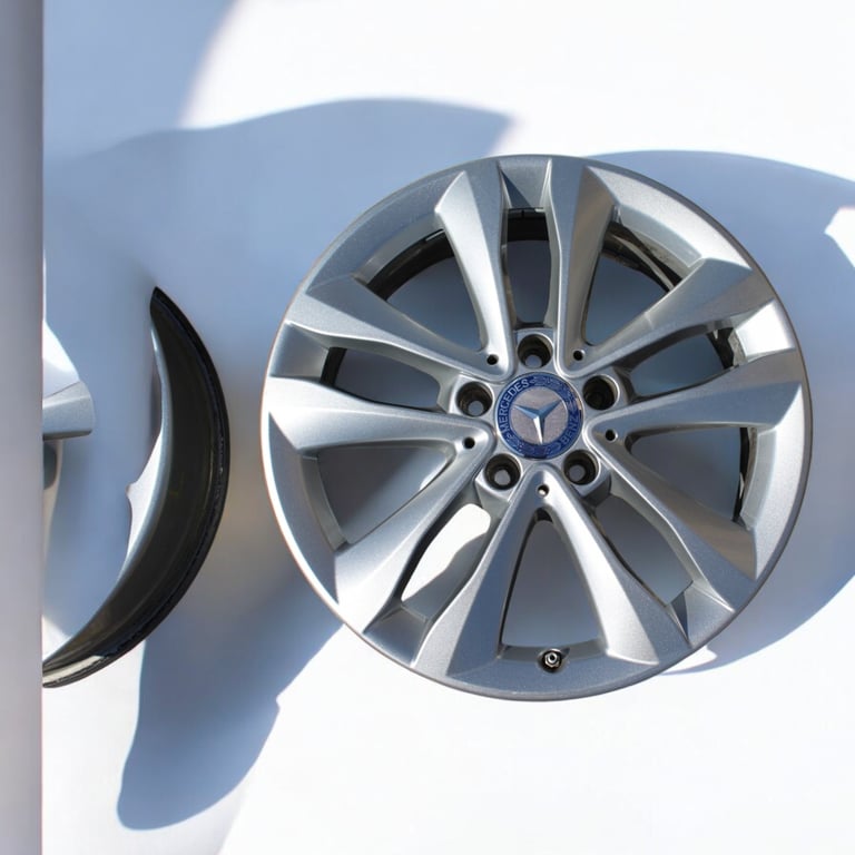 4x Alufelge 17 Zoll 7.0" 5x112 48 5ET A2054018000 Mercedes-Benz W205 Rim Wheel FEL5895329326mx