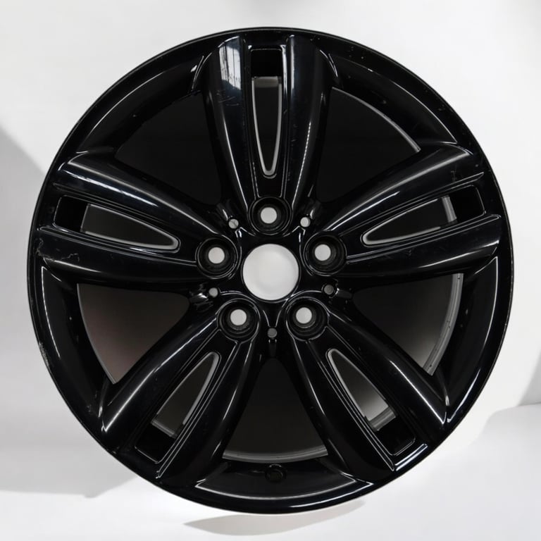 1x Alufelge 17 Zoll 7.0" 5x112 54ET Glanz Schwarz 6866366 Mini Rim Wheel