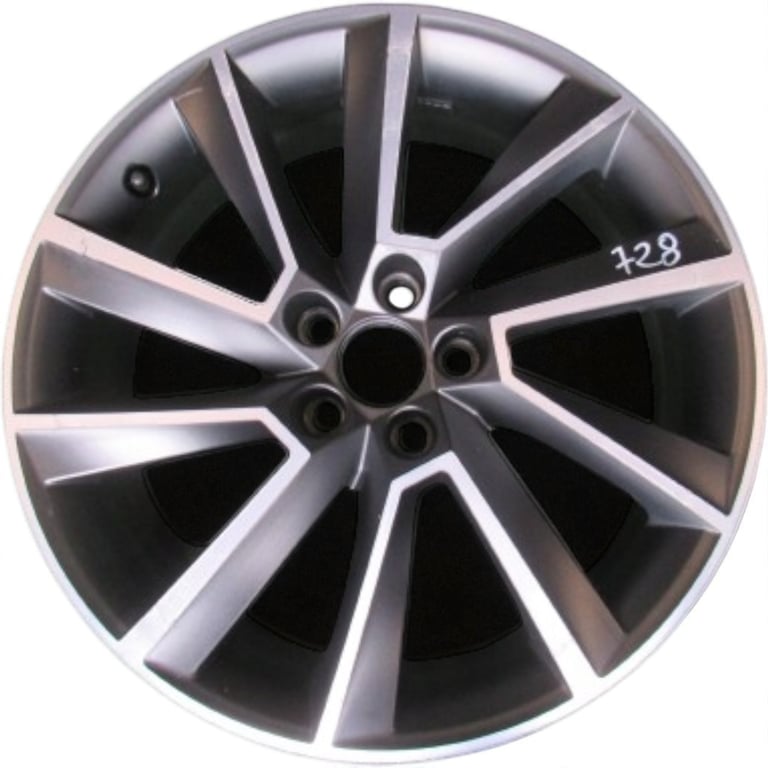 1x Alufelge 17 Zoll 6.5" 5x100 40ET 657601025E Skoda Fabia Iii Rim Wheel FEL5491169815eg