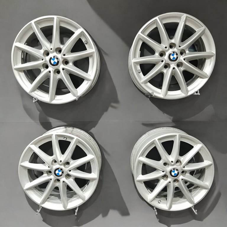 4x Alufelge 16 Zoll 7.0" 5x112 52ET Glanz Silber 6855080 BMW 2 F45 F46 Rim Wheel FEL7758961054dj