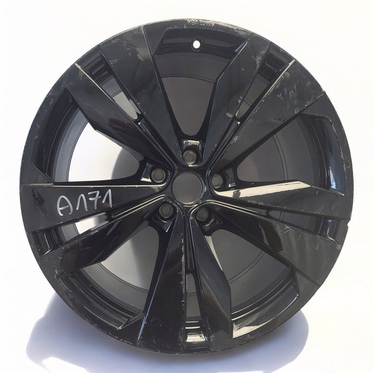 1x Alufelge 20 Zoll 9.0" 5x112 42ET Glanz Schwarz 11A071490A VW Rim Wheel FEL9751915465qv
