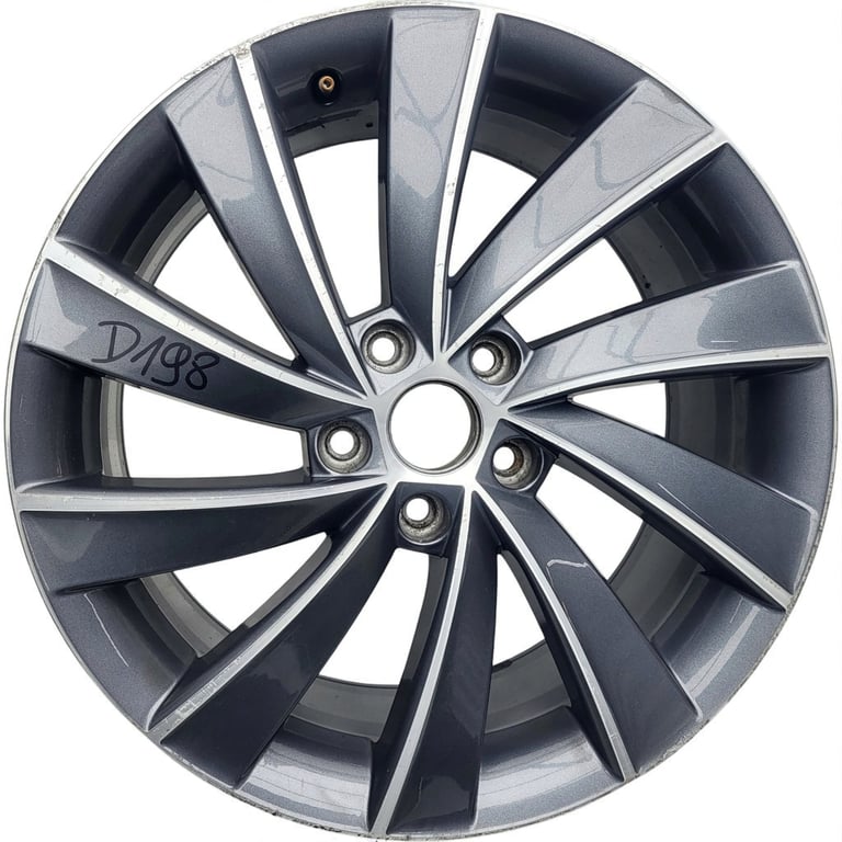1x Alufelge 18 Zoll 7.5" 5x112 51ET 5E0601025AS Skoda Octavia Iii Rim Wheel FEL4267751794rn