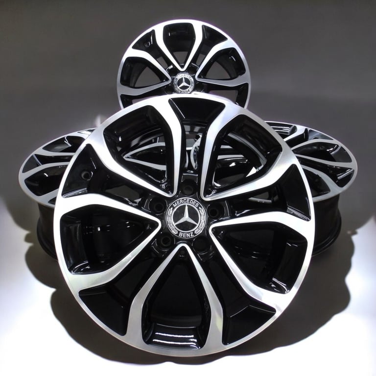 4x Alufelge 17 Zoll 7.0" 5x112 48 5ET A2054010200 Mercedes-Benz W205 Rim Wheel FEL8973385131vc