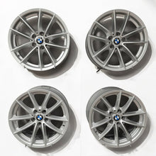 Laden Sie das Bild in den Galerie-Viewer, 4x Alufelge 17 Zoll 7.5" 5x112 27ET Glanz Silber 6868217 BMW 5 G31 G30 Rim Wheel FEL3750724347cb