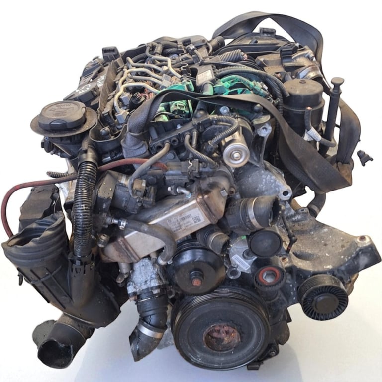 Motor BMW E60 N47D20C 2.0 175PS 166TKm 2009 Diesel Engine Unkomplett