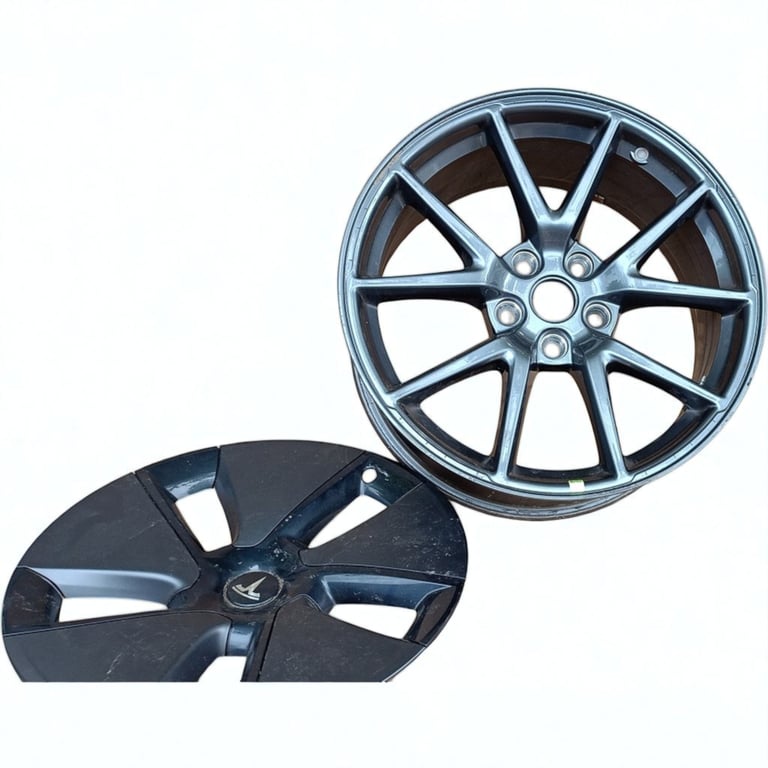 1x Alufelge 18 Zoll 8.5" 5x114.3 40ET Glanz 1044261-00-A 104426-00 Tesla Model X