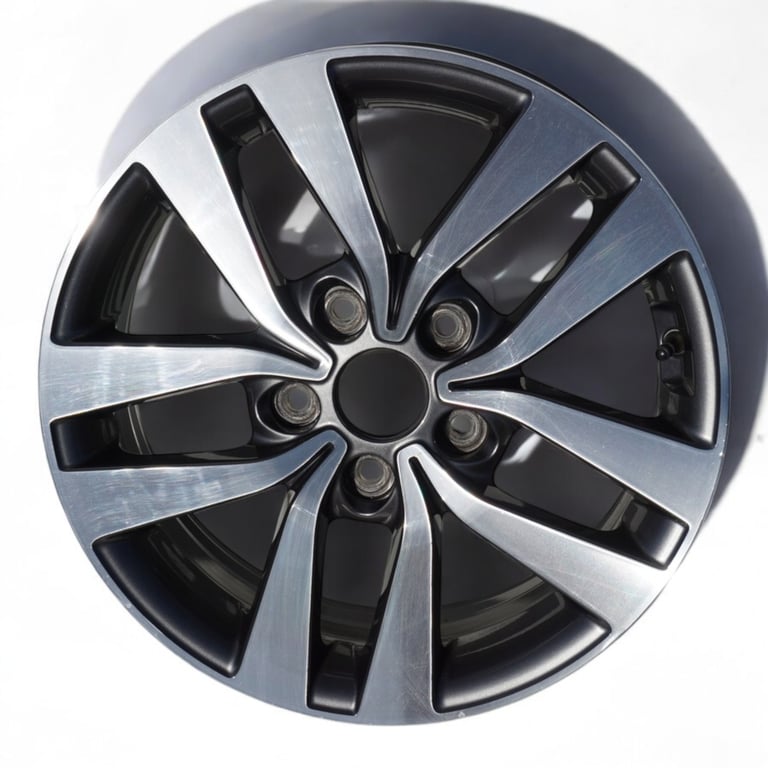 1x Alufelge 16 Zoll 6.5" 5x114.3 50ET Glanz Graphit 52910-G4200 Hyundai Mg