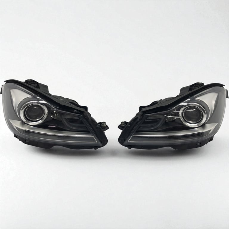 Frontscheinwerfer Mercedes-Benz W204 A2048203839 Ein Satz Scheinwerfer Headlight SCH9871916211xs