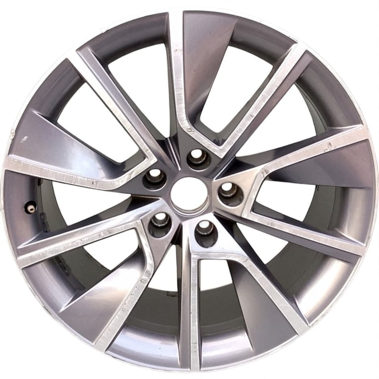 1x Alufelge 18 Zoll 8.5" 5x112 41ET 3V0601025BC Skoda Superb Iii Rim Wheel