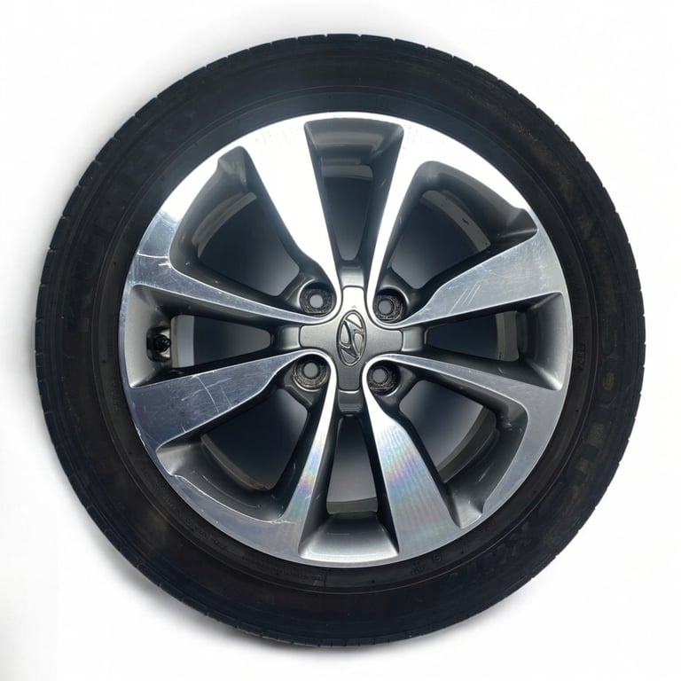 1x Alufelge 16 Zoll 6.0" 4x108 52910-C8100 Hyundai I20 Ii Rim Wheel FEL3414722925fy