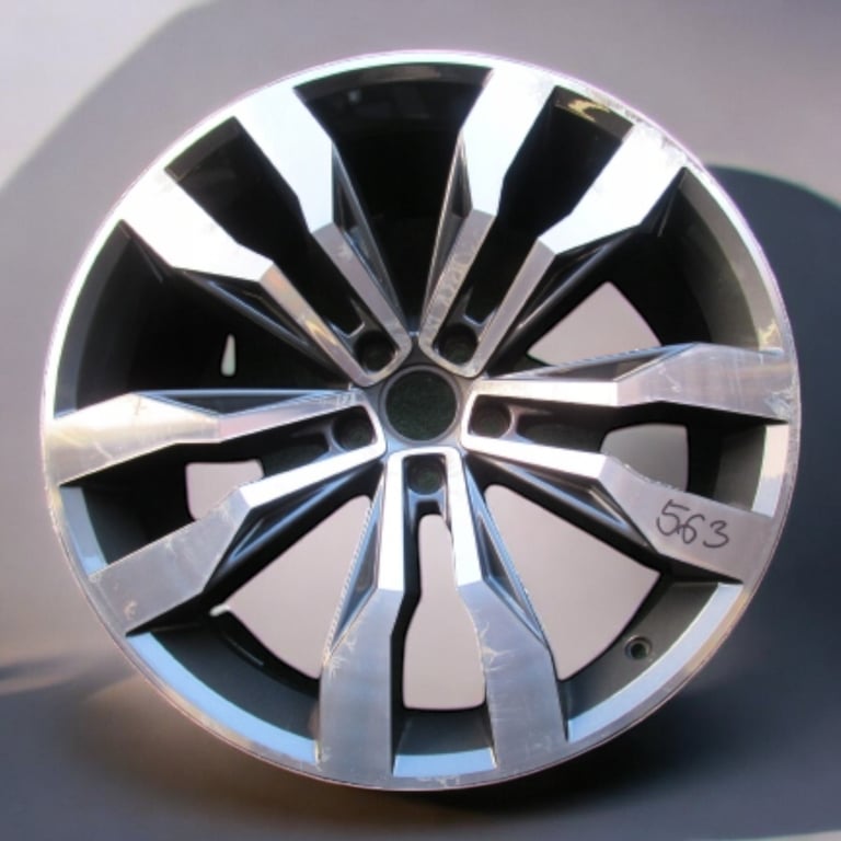 1x Alufelge 20 Zoll 8.5" 5x112 38ET Glanz Grau 5NN601025E Mg Tiguan Rim Wheel