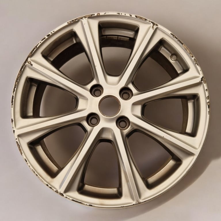 1x Alufelge 18 Zoll 7.0" 4x108 47 5ET Glanz H1BC-1007-L1A Ford Fiesta Rim Wheel