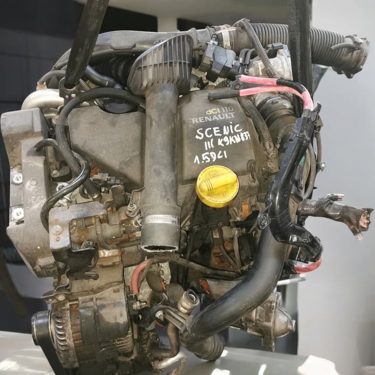 Motor Renault Scenic K9K837 1.5 DCI 110PS 81kW Diesel Engine Komplett