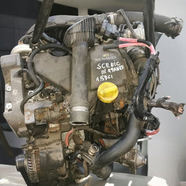 Motor Renault Scenic K9K837 1.5 DCI 110PS 81kW Diesel Engine Komplett