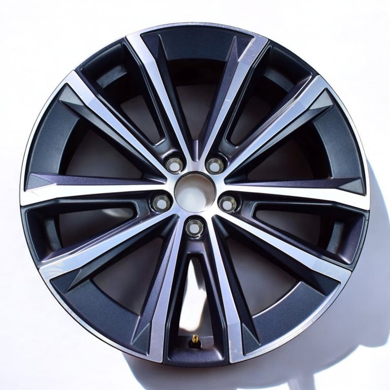 1x Alufelge 19 Zoll 8.5" 5x108 47ET Matt Grau 32243395 Volvo S90 V90 Rim Wheel