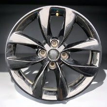 Laden Sie das Bild in den Galerie-Viewer, 1x Alufelge 16 Zoll 6.5&quot; 4x100 40ET Glanz Schwarz OPO72 Opel Corsa D Rim Wheel